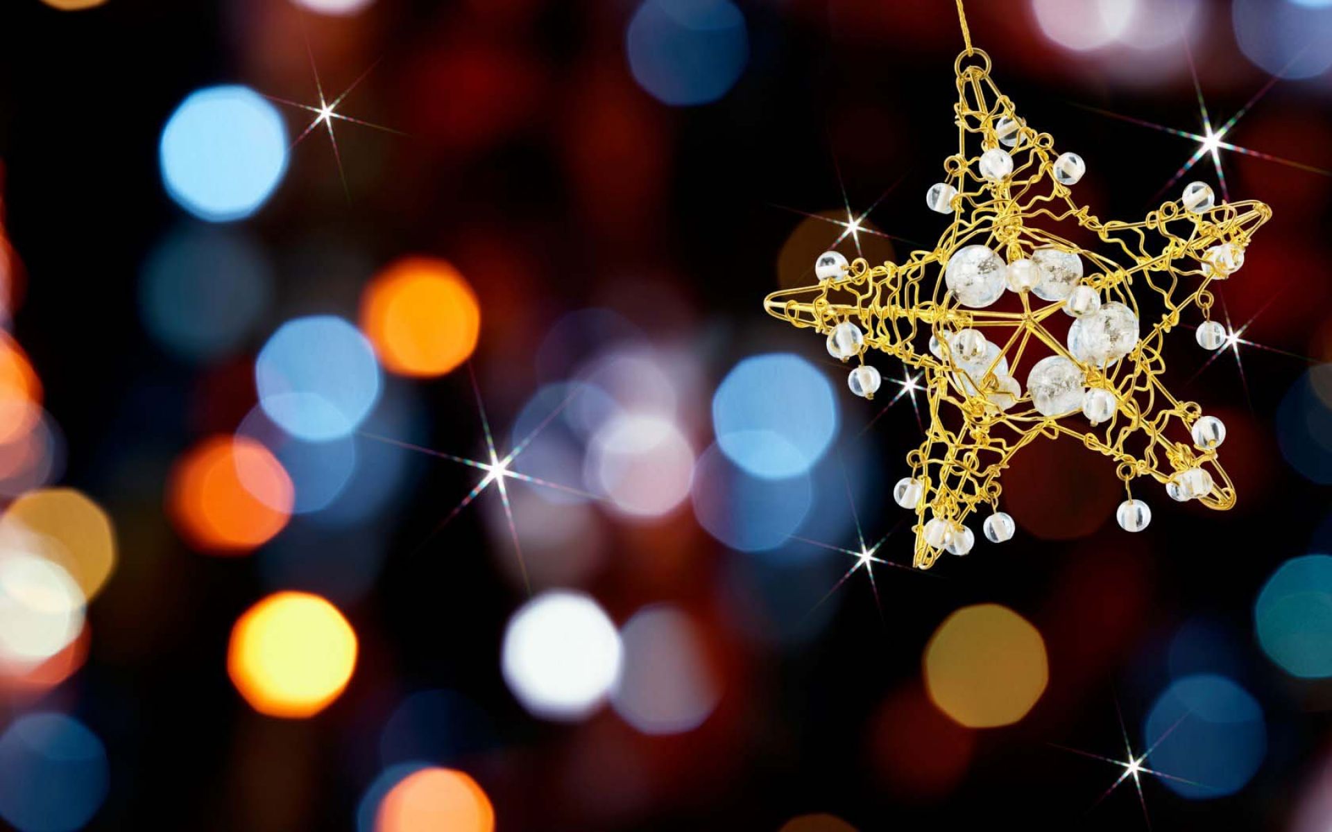Star Holiday New Year Wallpaper - Happy New Year Star , HD Wallpaper & Backgrounds