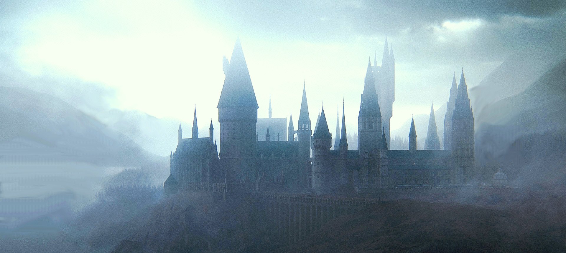 Harry Potter Wallpaper - Deathly Hallows Part 2 Hogwarts , HD Wallpaper & Backgrounds