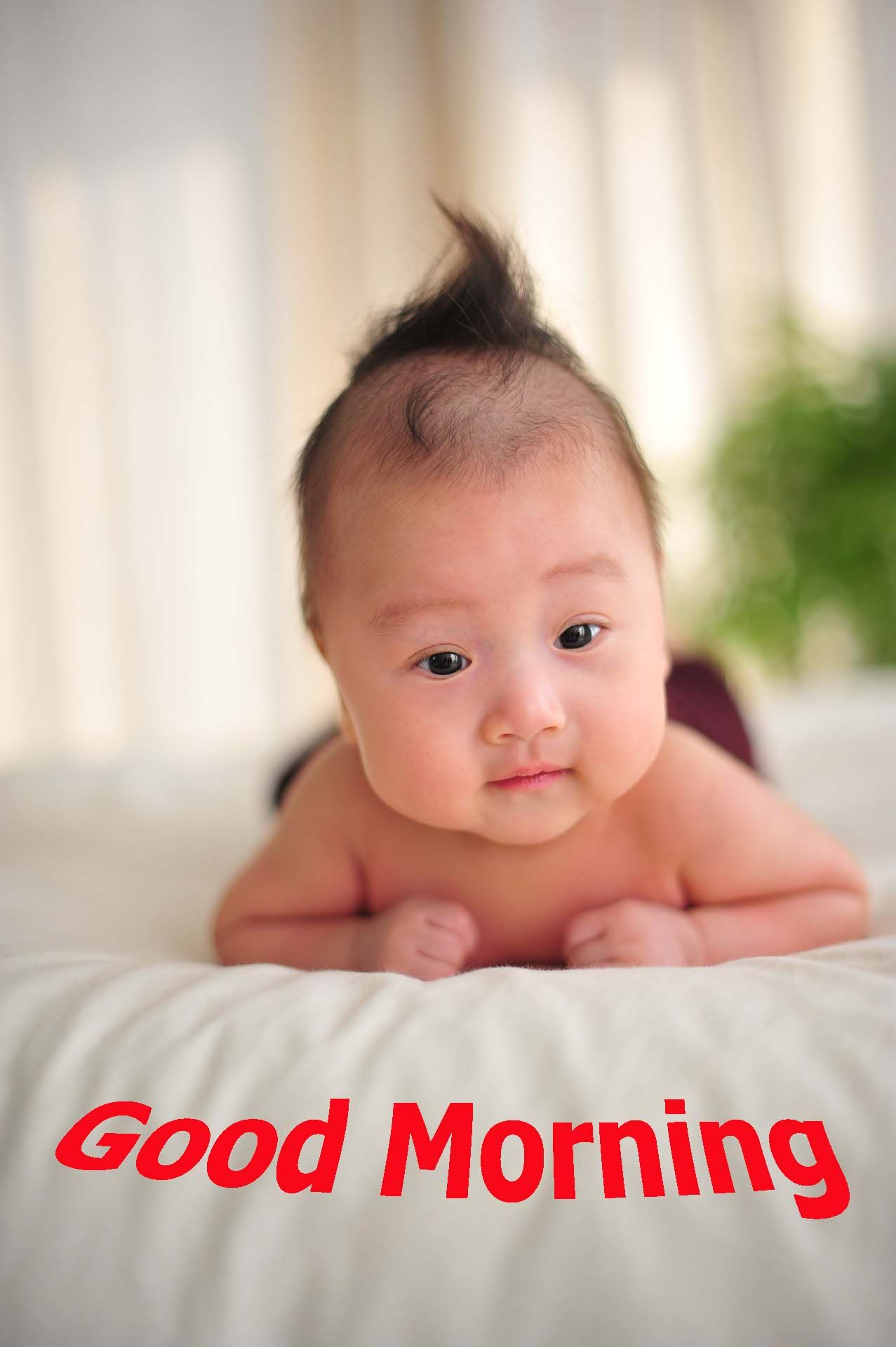 Good Morning Cute Baby Wallpaper For Iphone - Good Morning Wallpaper Baby , HD Wallpaper & Backgrounds