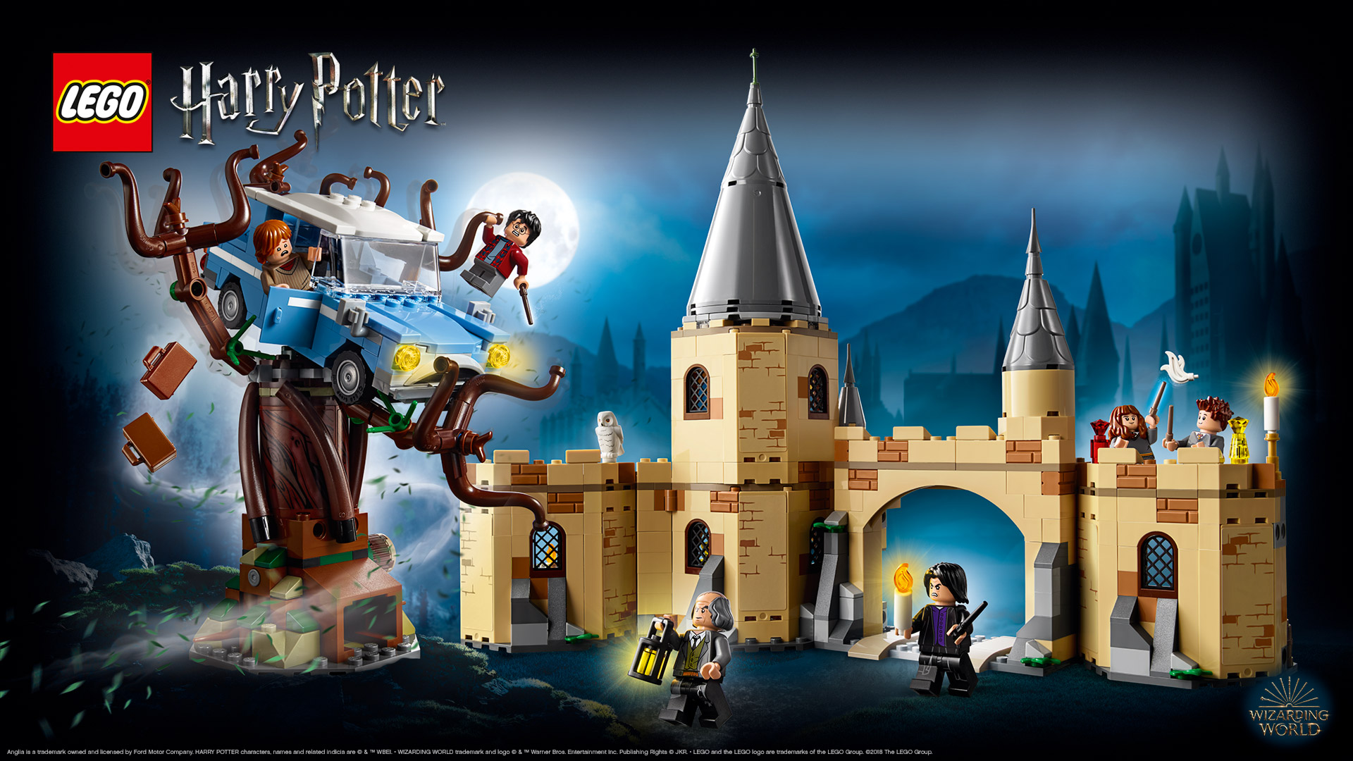 lego harry potter whomping willow 2018