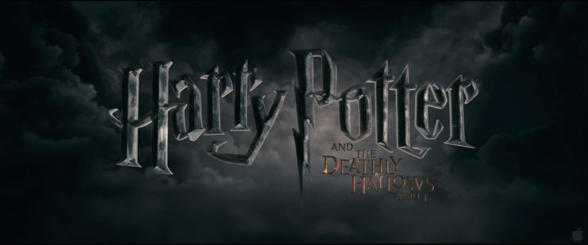 Movie Logo For Harry Potter And The Deathly Hallows - Harry Potter And The Deathly Hallows Part 2 Title , HD Wallpaper & Backgrounds