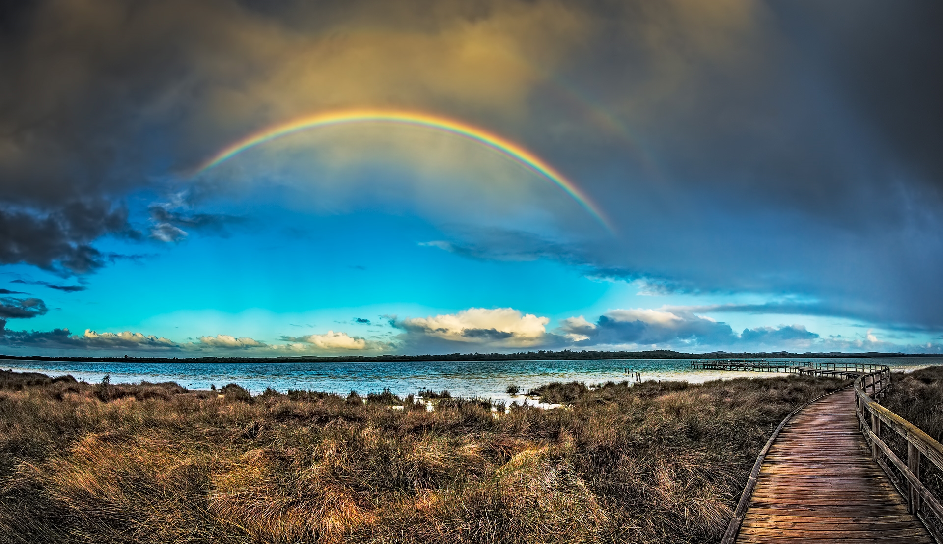 Wallpaper - Beautiful Rainbows , HD Wallpaper & Backgrounds