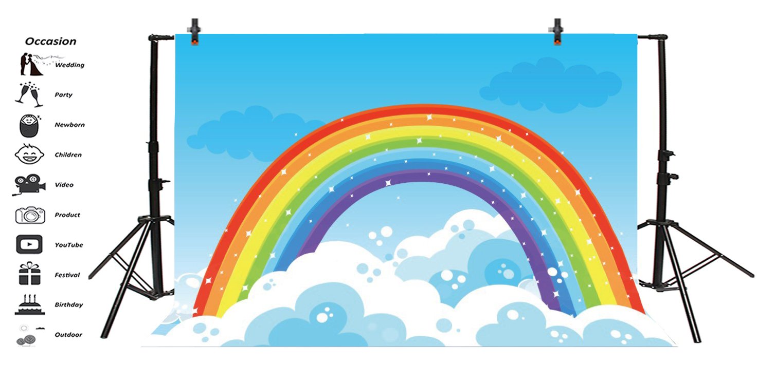 Lfeey 7x5ft Beautiful Rainbow Photography Backdrops - Photographic Studio , HD Wallpaper & Backgrounds