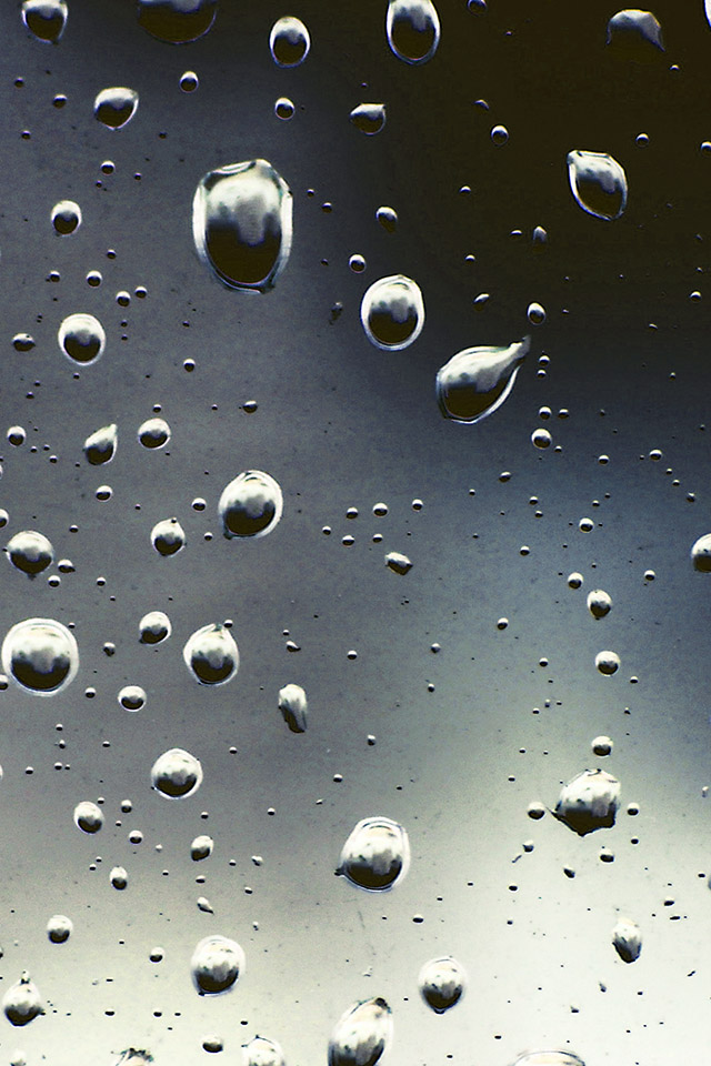 Com Apple Wallpaper Raindrops-sadd Iphone4 - Raindrops Wallpaper Hd For Iphone , HD Wallpaper & Backgrounds