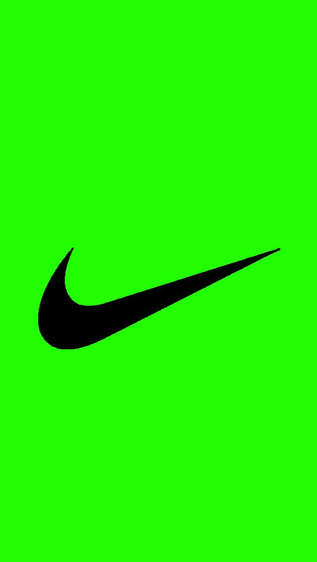 Wallpaper Iphone 5 - Fond Ecran Nike Vert , HD Wallpaper & Backgrounds