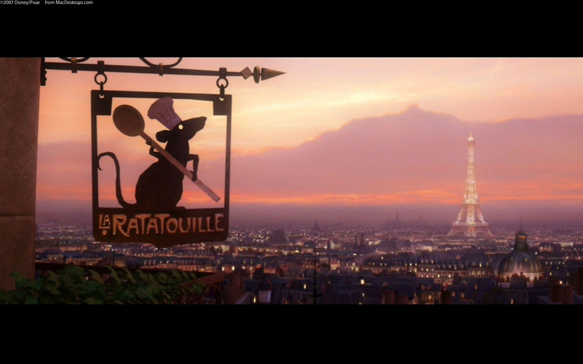 Ratatouille Wallpaper - Viewing Gallery - Ratatouille Movie Gusteau Restaurant , HD Wallpaper & Backgrounds