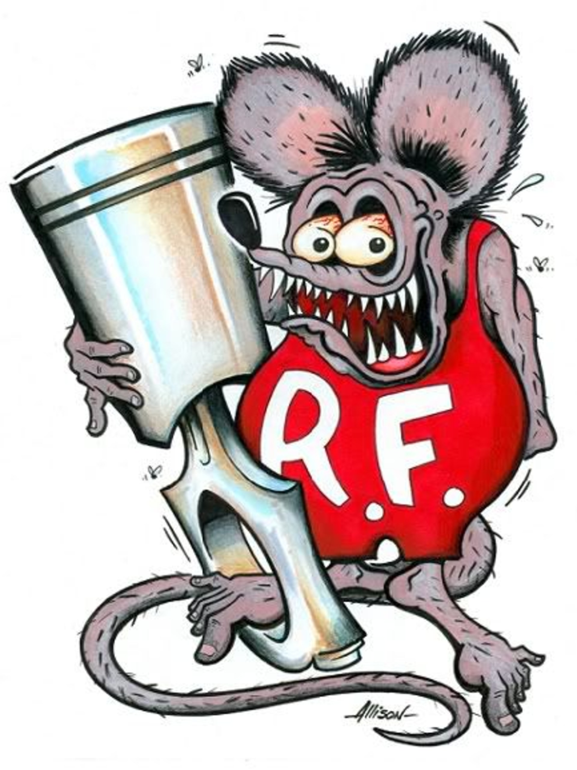 Com ~ Best 25 Rat Fink Ideas - Rat Fink Piston , HD Wallpaper & Backgrounds