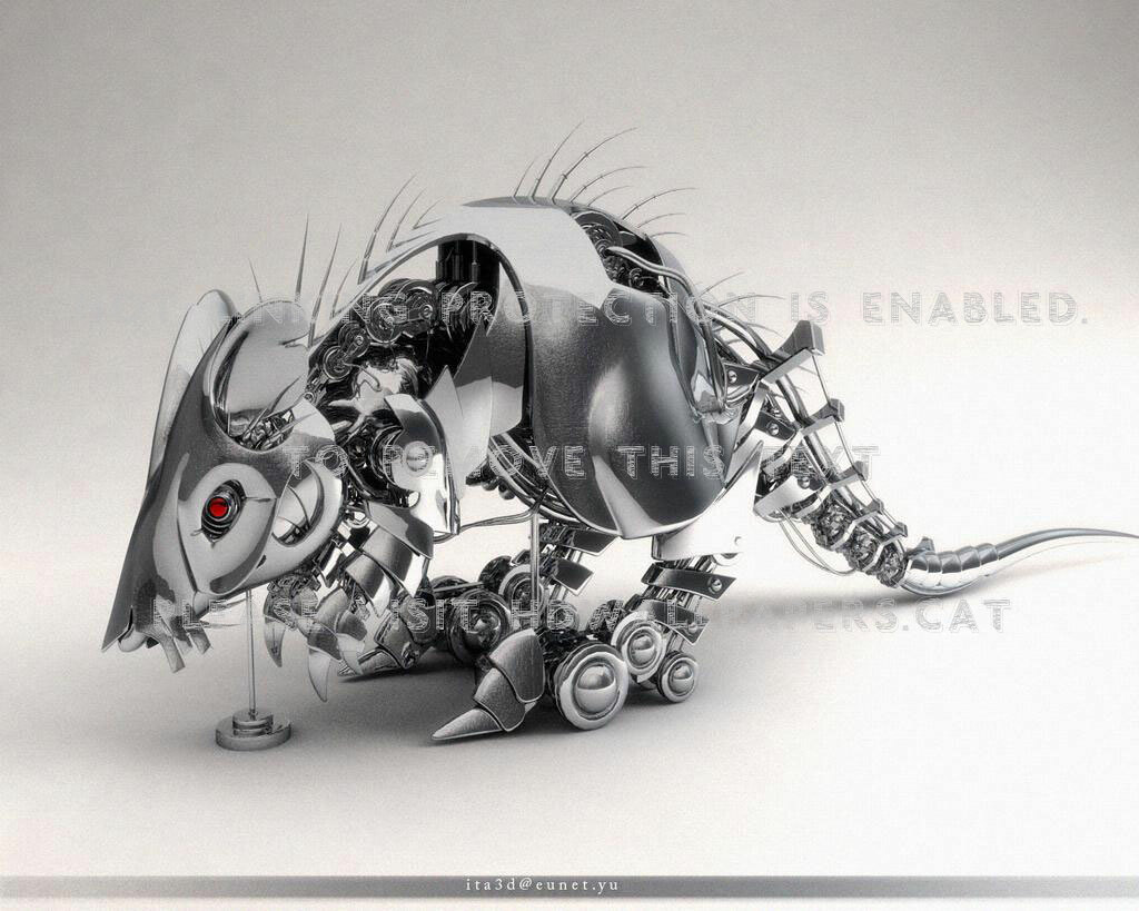 Stainless Steel Rat Art , HD Wallpaper & Backgrounds