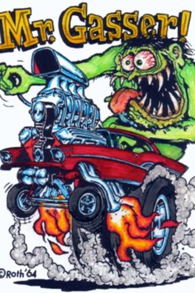 Fink Art Sweet Old School Art Work Pinterest Cartoon - Rat Fink Cartoon Car Art , HD Wallpaper & Backgrounds