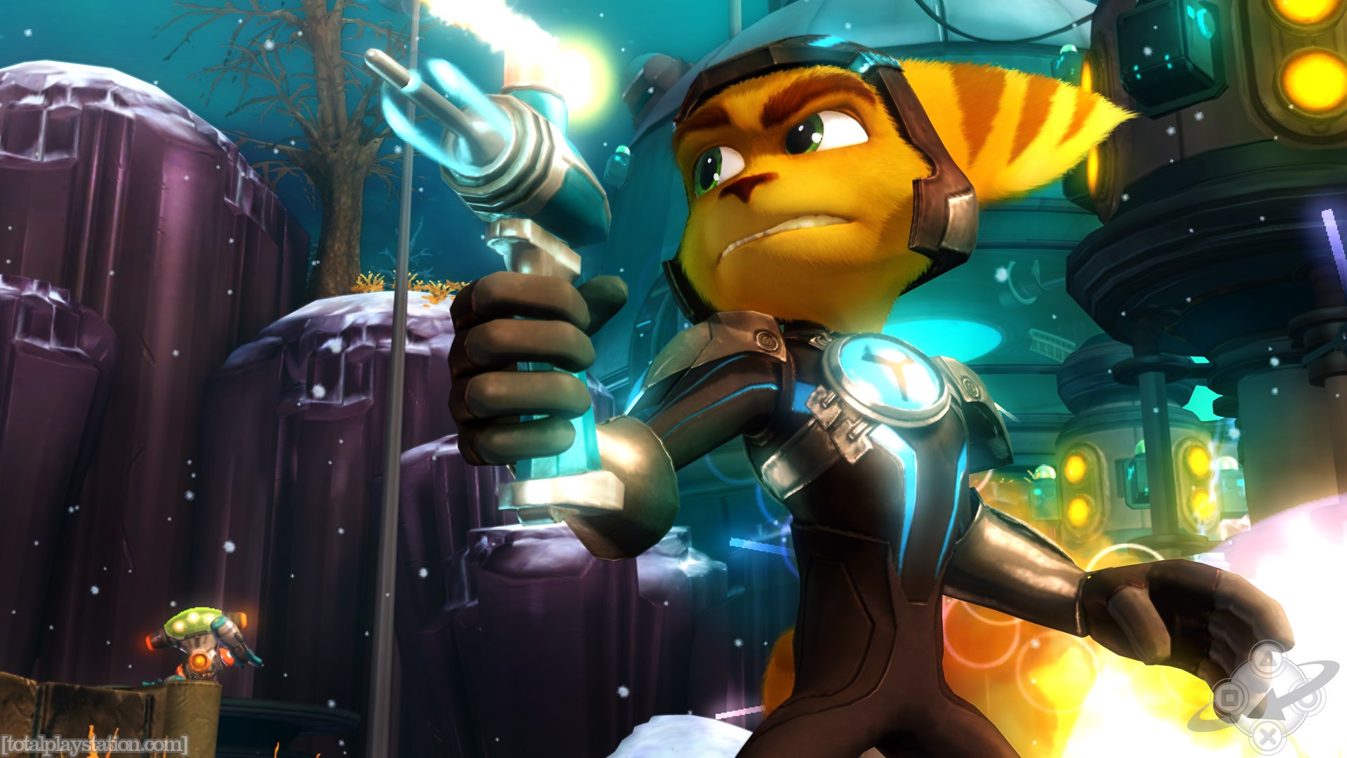 Right Click On This Wallpapers - Ratchet And Clank A Crack In Time Hoverboots , HD Wallpaper & Backgrounds