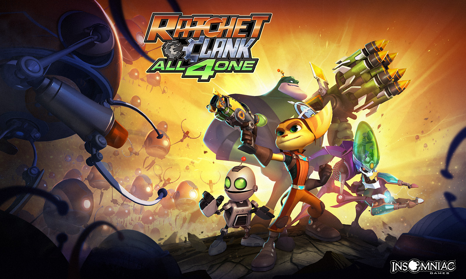 Ratchet & Clank Hd Wallpaper Hd - Ratchet And Clank All 4 One Digital , HD Wallpaper & Backgrounds
