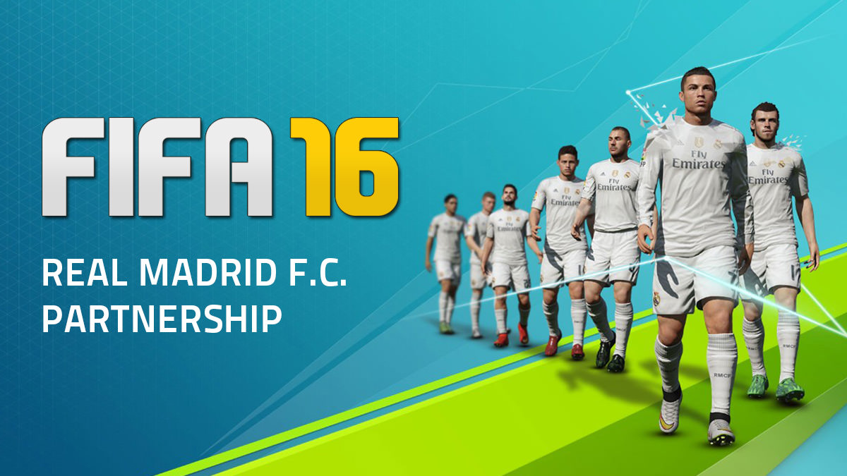 Fifa 16 Real Madrid Partnership - Background Fifa 16 , HD Wallpaper & Backgrounds
