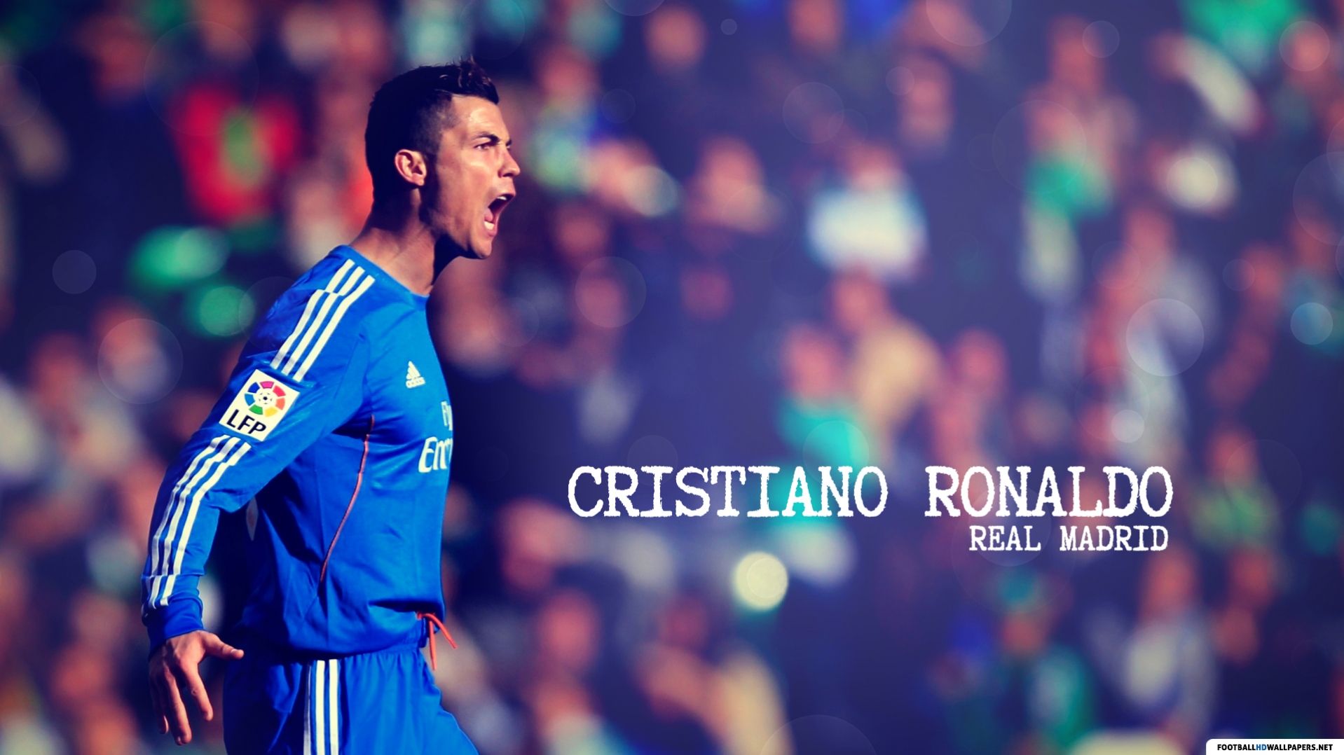 Sports Player Cristiano Ronaldo Real Madrid Hd Football - Ronaldo Hd Wallpaper 1080p , HD Wallpaper & Backgrounds