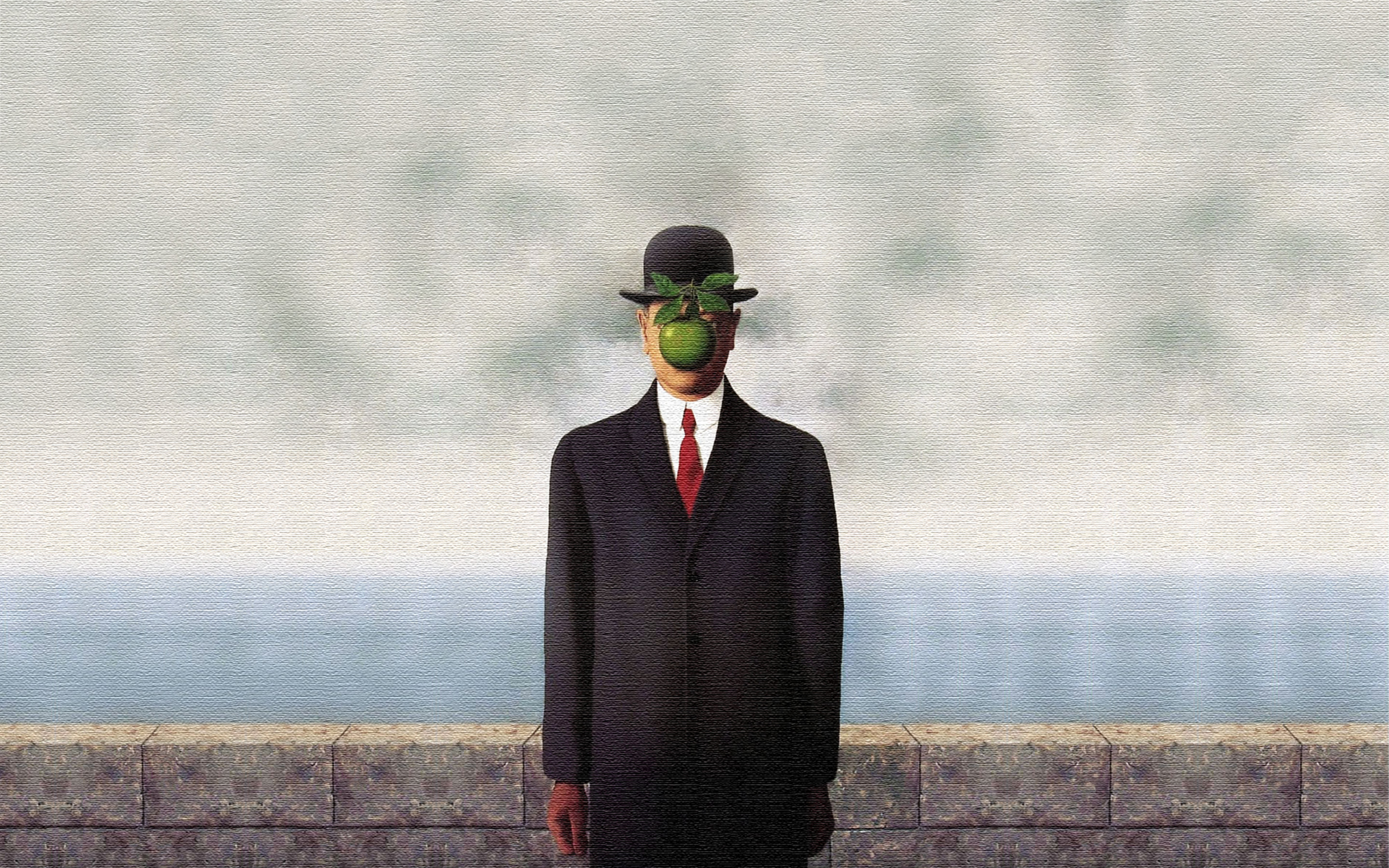 Rene Magritte Son Of Man Wallpaper - Rene Magritte , HD Wallpaper & Backgrounds