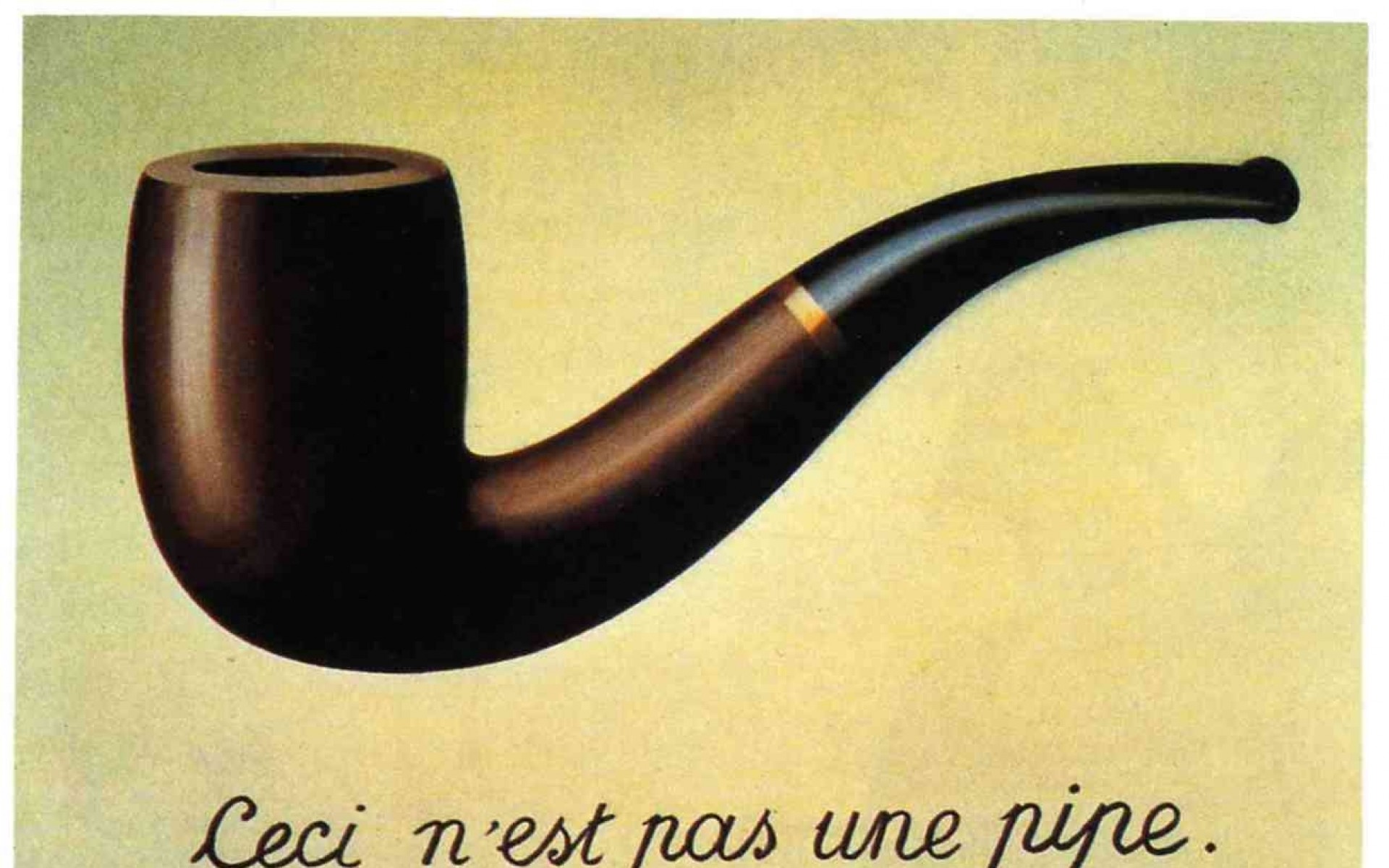 Paintings Pipes Rene Magritte The Treachery Of Images - N Est Pas Une Pipe , HD Wallpaper & Backgrounds