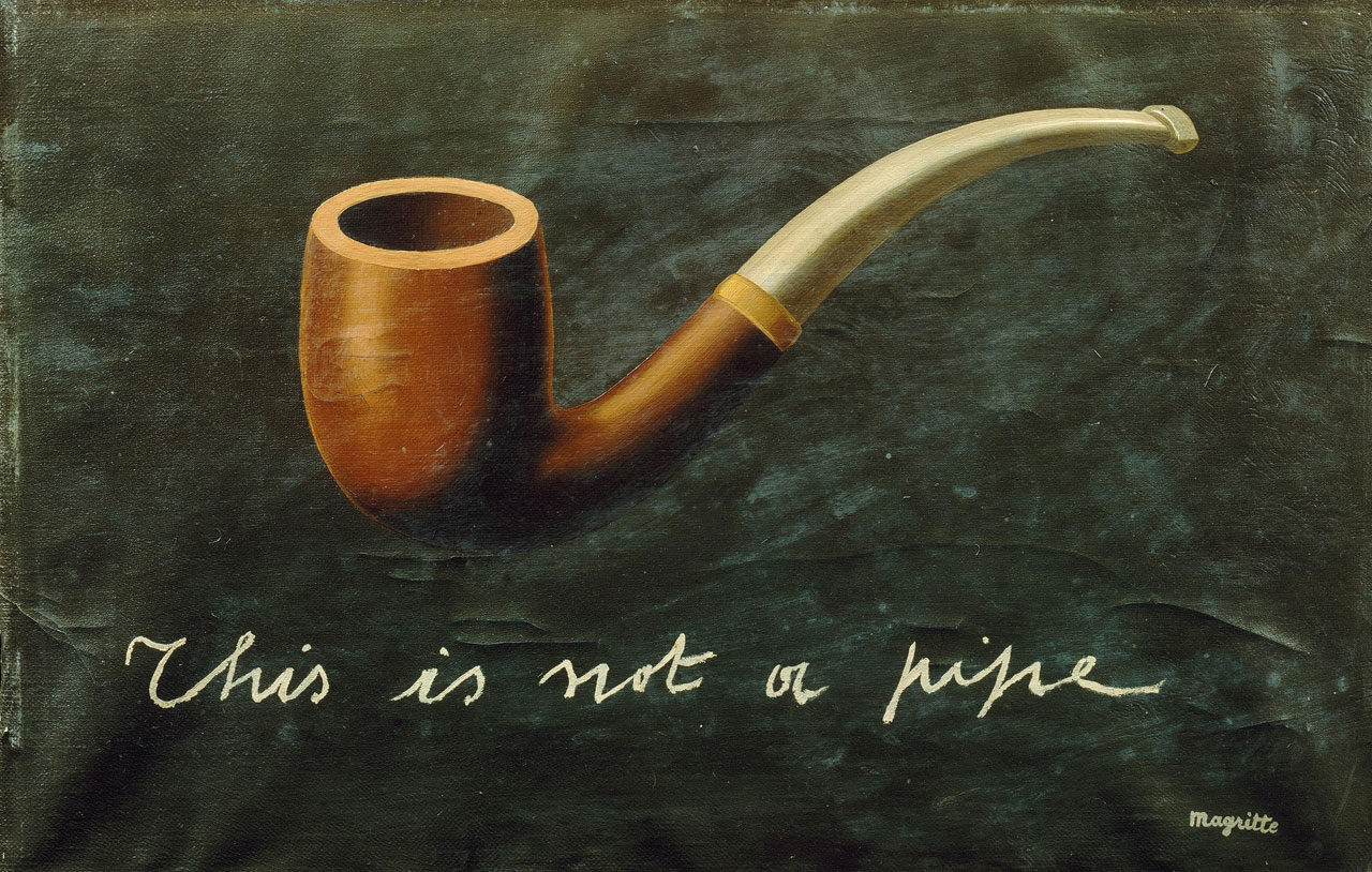 René Magritte, This Is Not A Pipe, 1935, Oil On Canvas - Treachery Of Images By Rene Magritte , HD Wallpaper & Backgrounds