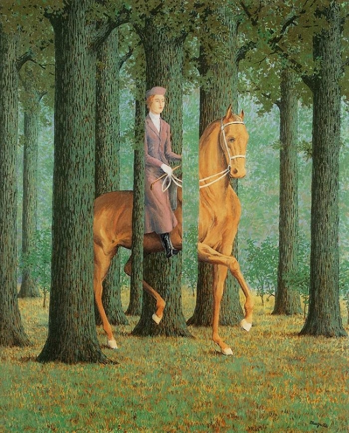 Le Blanc Seing - Le Blanc Seing 1965 By Rene Magritte , HD Wallpaper & Backgrounds