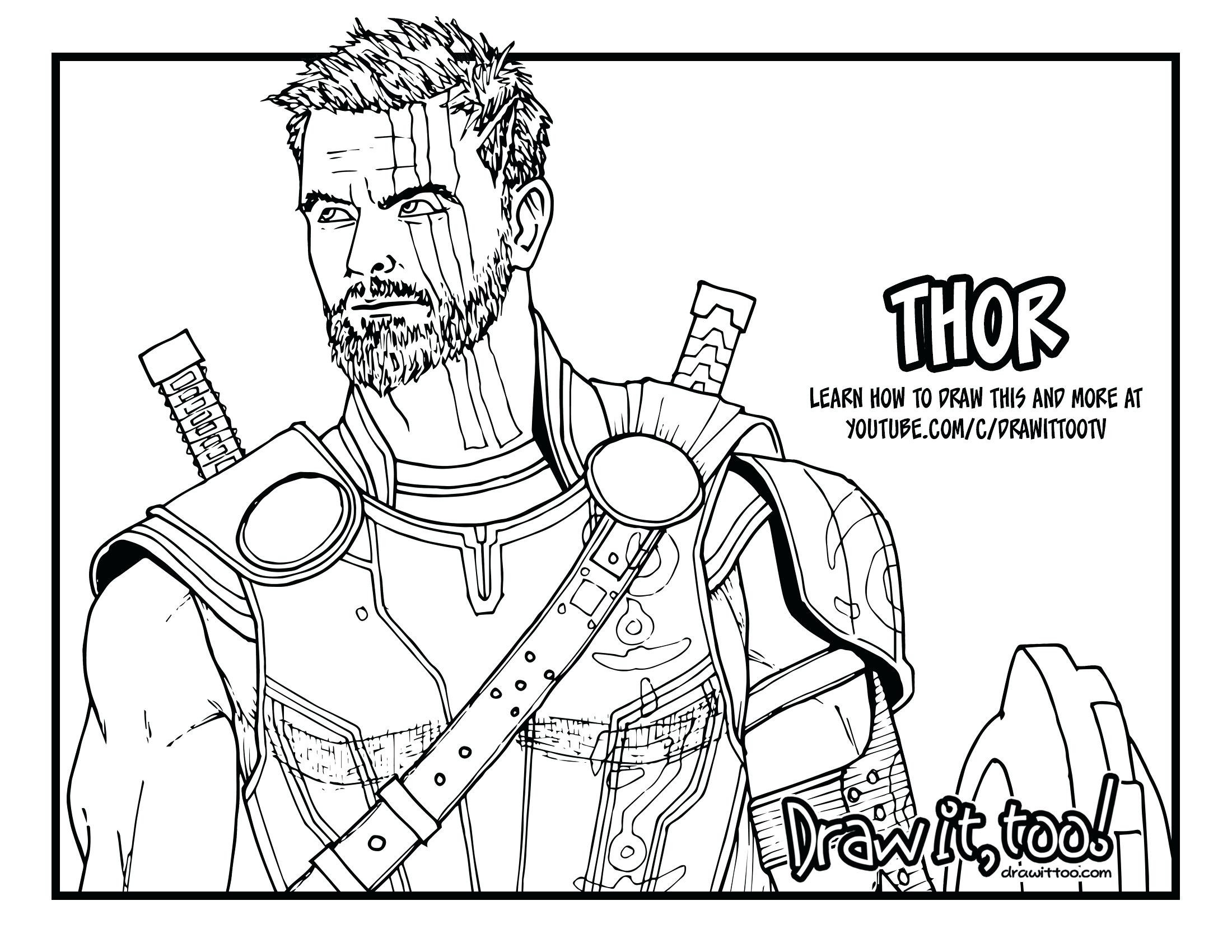 Thor Coloring Pages Thor Coloring Pages 1050c297875 - New Thor Coloring Pages , HD Wallpaper & Backgrounds