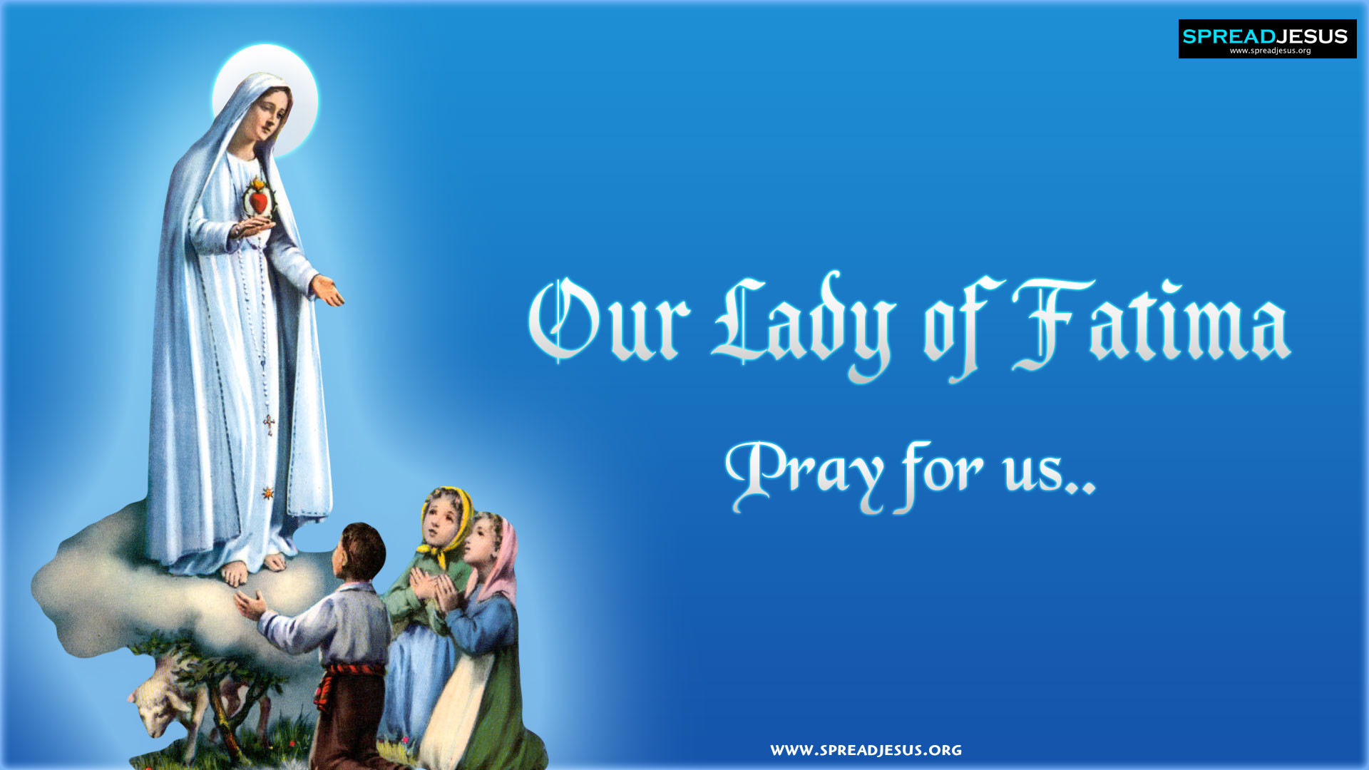 Mary Matha Wallpaper - Our Lady Of Fatima Pray For Us , HD Wallpaper & Backgrounds