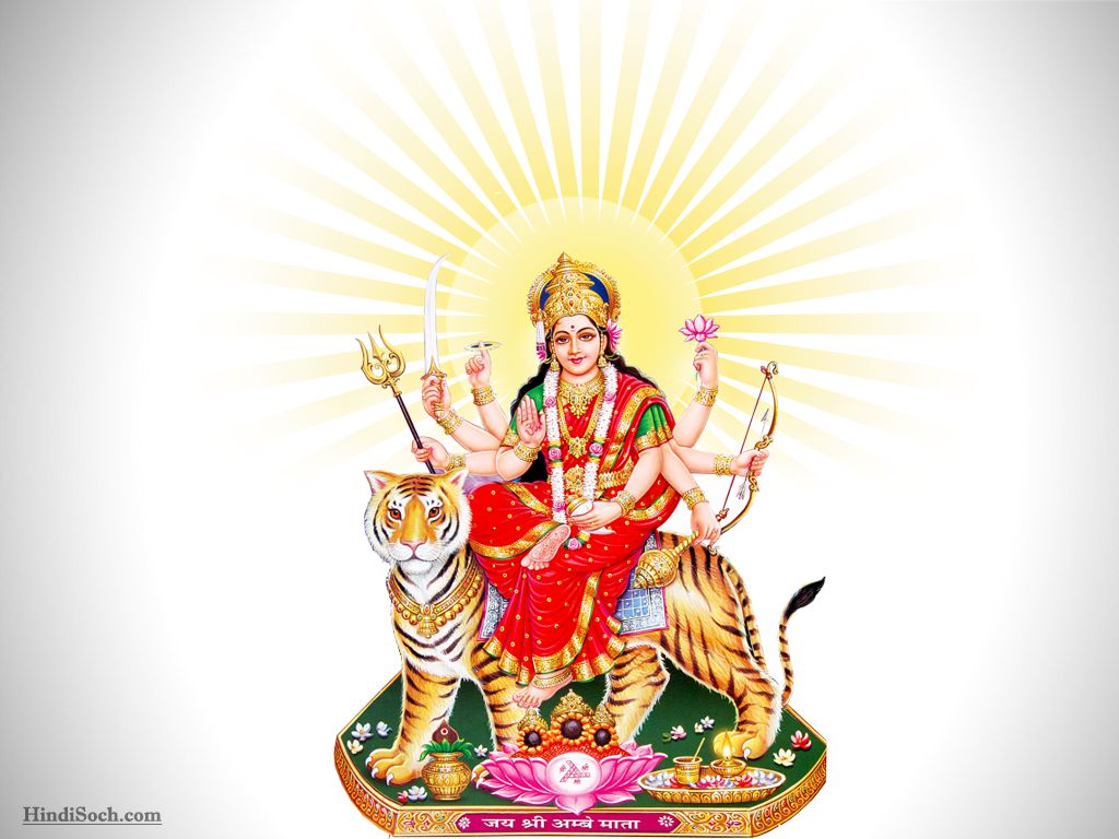 Durga Mata Photos Hd - Shera Wali Mata Png , HD Wallpaper & Backgrounds