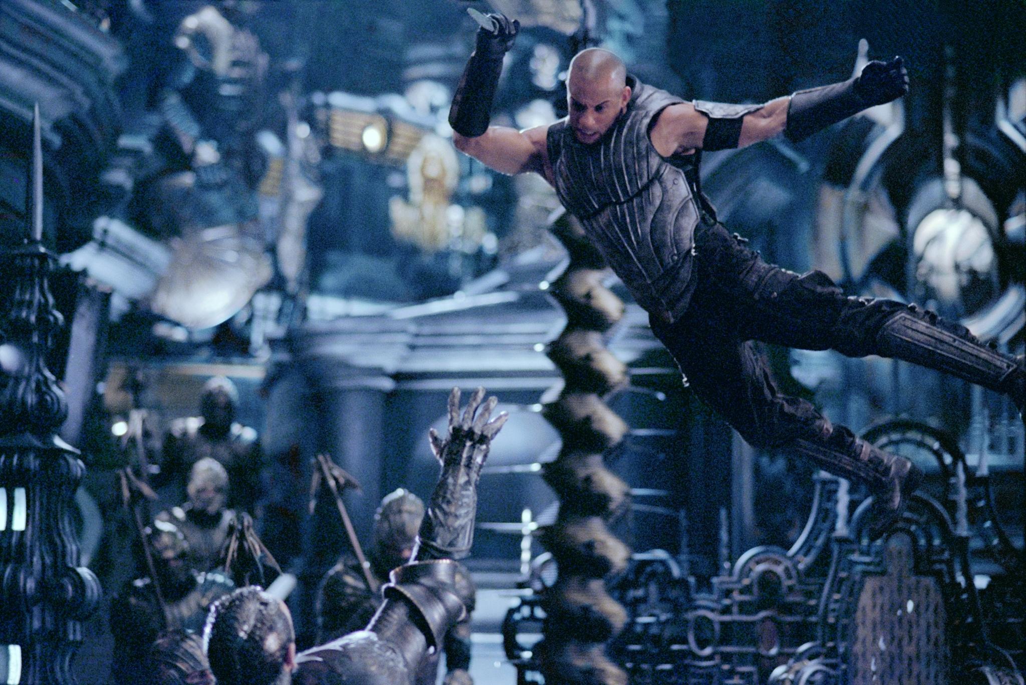 The Chronicles Of Riddick Hd Wallpaper - Vin Diesel Riddick , HD Wallpaper & Backgrounds