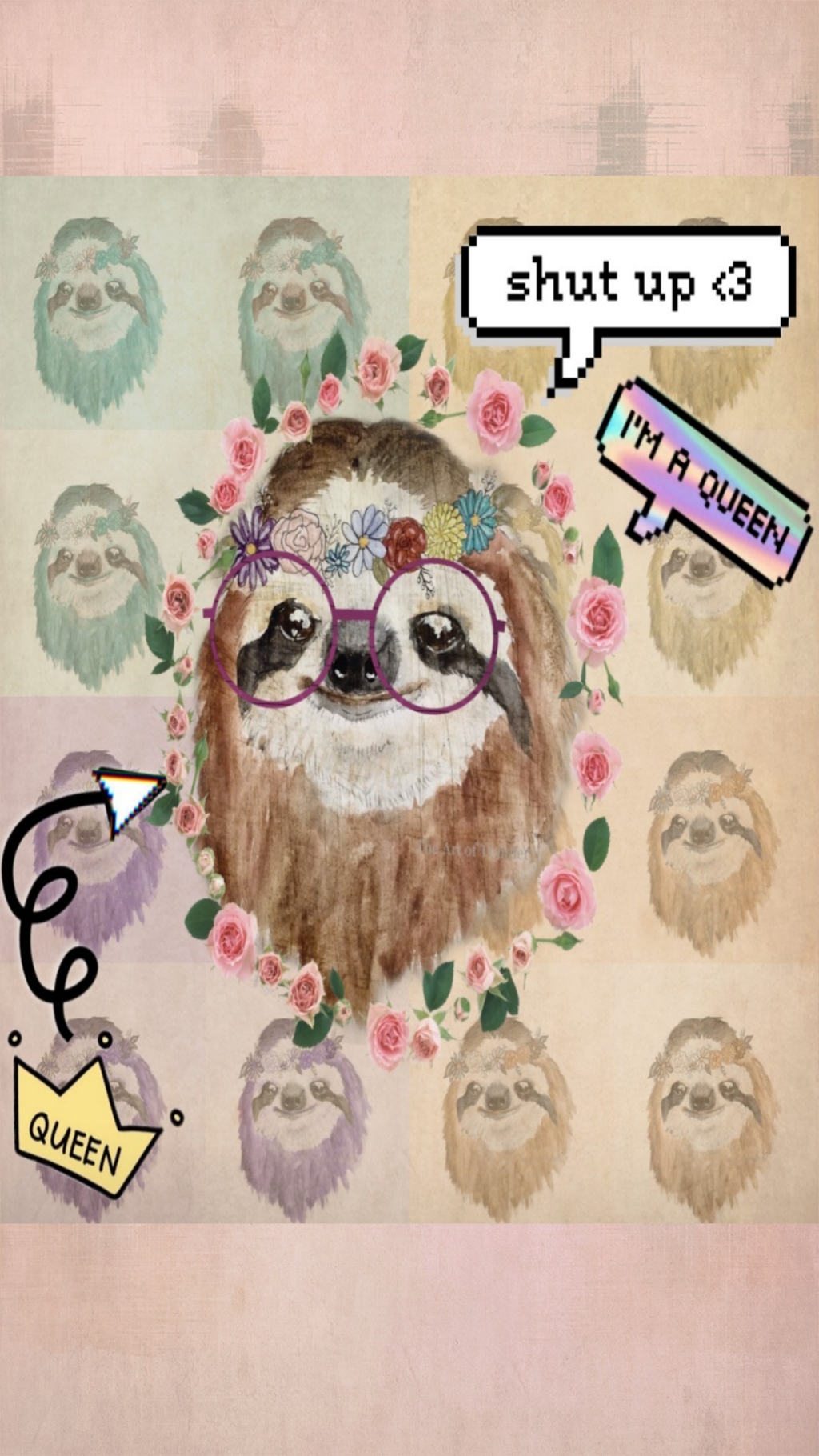 #tumblr #animals #wallpaper #queen #cute #princess - Illustration , HD Wallpaper & Backgrounds