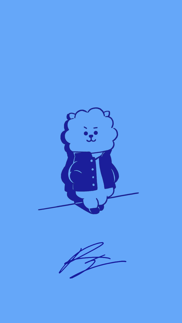 Rj Lockscreen Uploaded By - Bt21 Tata , HD Wallpaper & Backgrounds