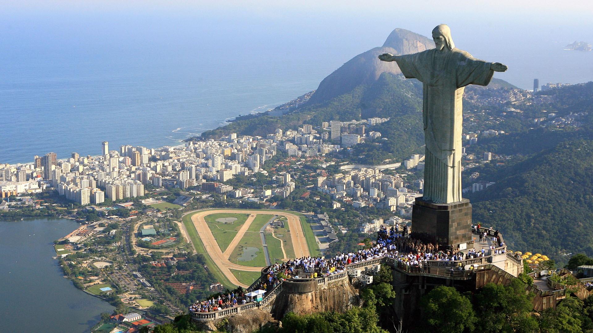 Brazil Jesus Christ Statue Hd Wallpapers Free Top Wallpapers, - Lagoa , HD Wallpaper & Backgrounds