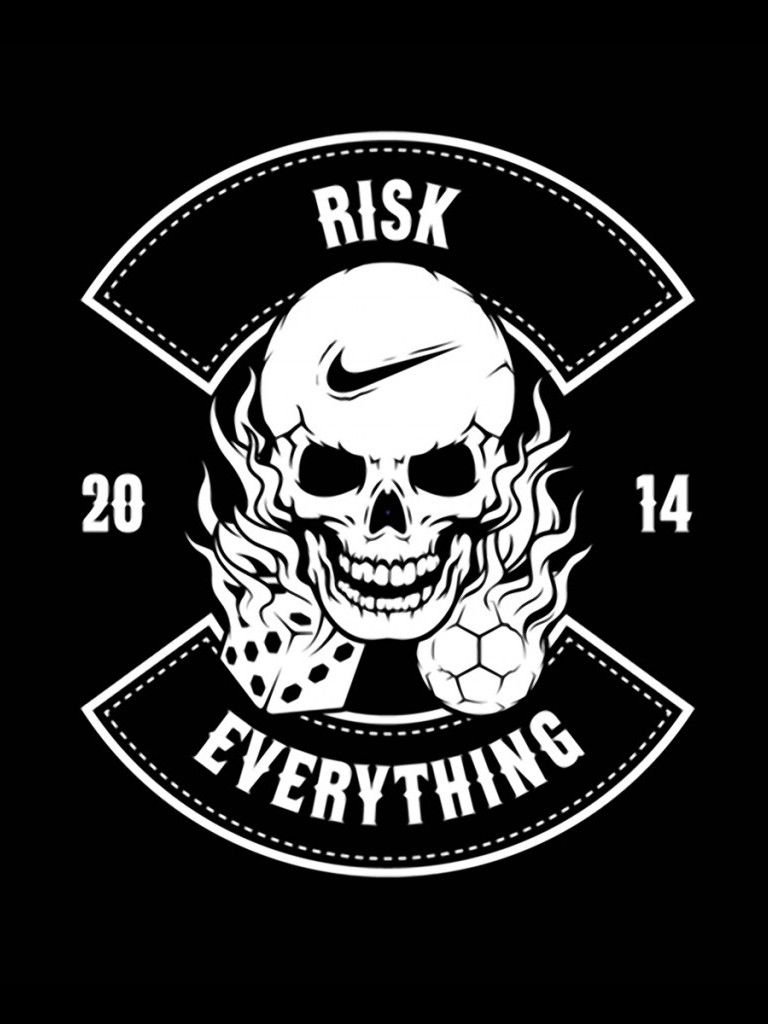 Download Nike Football Risk Everything Logo 2014 Hd - Nike Risk Everything , HD Wallpaper & Backgrounds