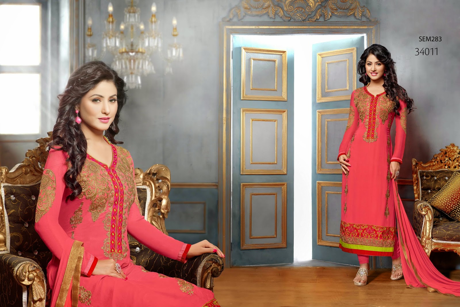 Salwar Suits - South Heroines , HD Wallpaper & Backgrounds