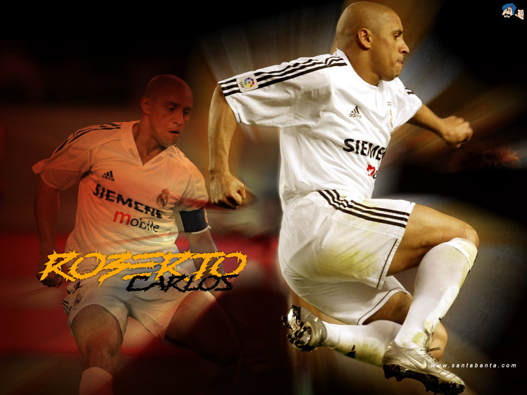 Roberto Carlos Wallpaper - Roberto Carlos Wallpaper Real Madrid , HD Wallpaper & Backgrounds
