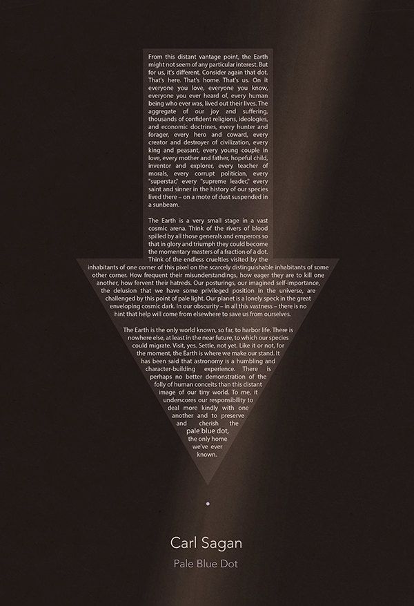 Carl Sagan Pale Blue Dot Poster Or - Pale Blue Dot Carl Sagan Real , HD Wallpaper & Backgrounds