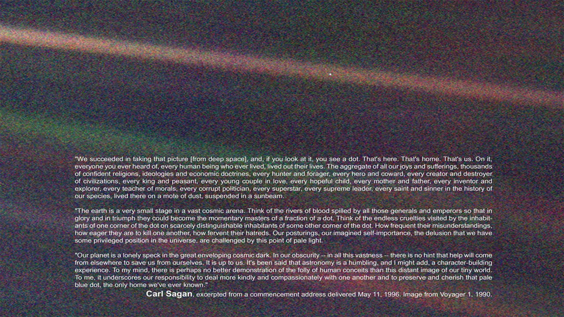 Kerbal Space Program Pale Blue Dot With Quote 1210218 Hd