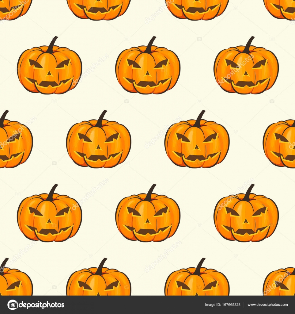 Halloween Seamless Pattern Isolated Wrap Wallpaper - Illustration , HD Wallpaper & Backgrounds
