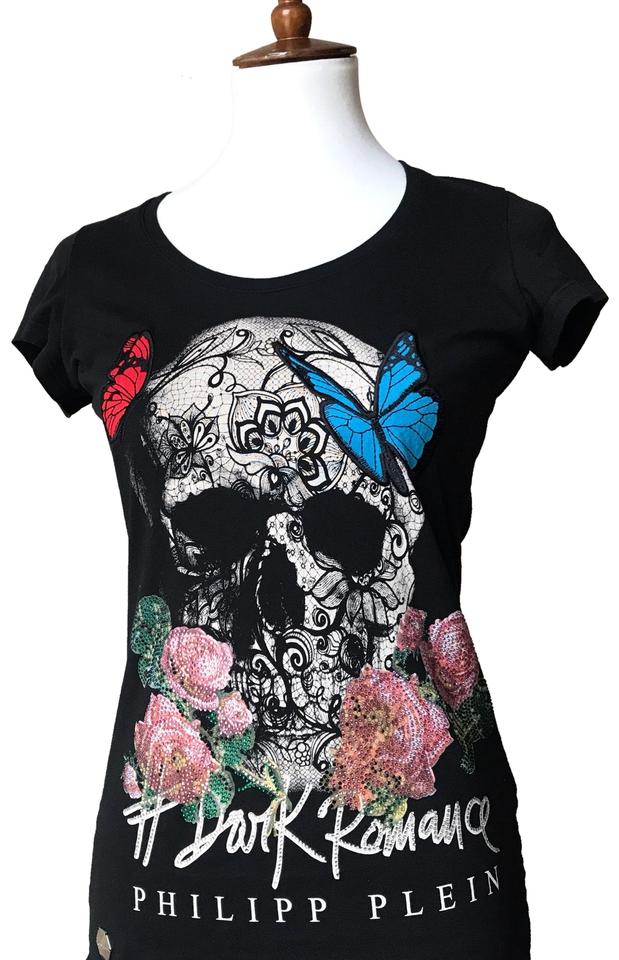 Philipp Plein Black Skull Tee Shirt - Philipp Plein T Shirt Skull , HD Wallpaper & Backgrounds