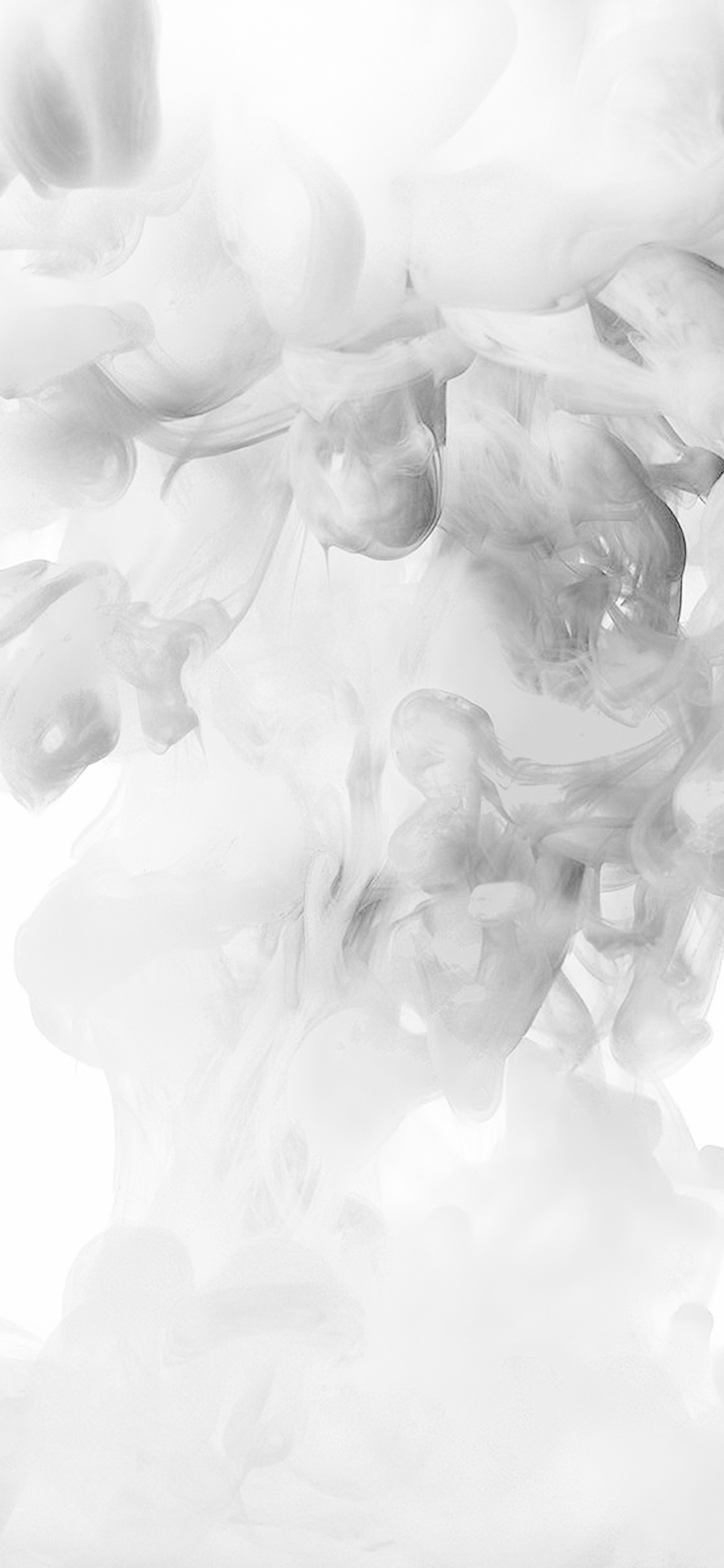 Am73 Smoke White Bw Abstract Fog Art Illust - Iphone X Background White , HD Wallpaper & Backgrounds
