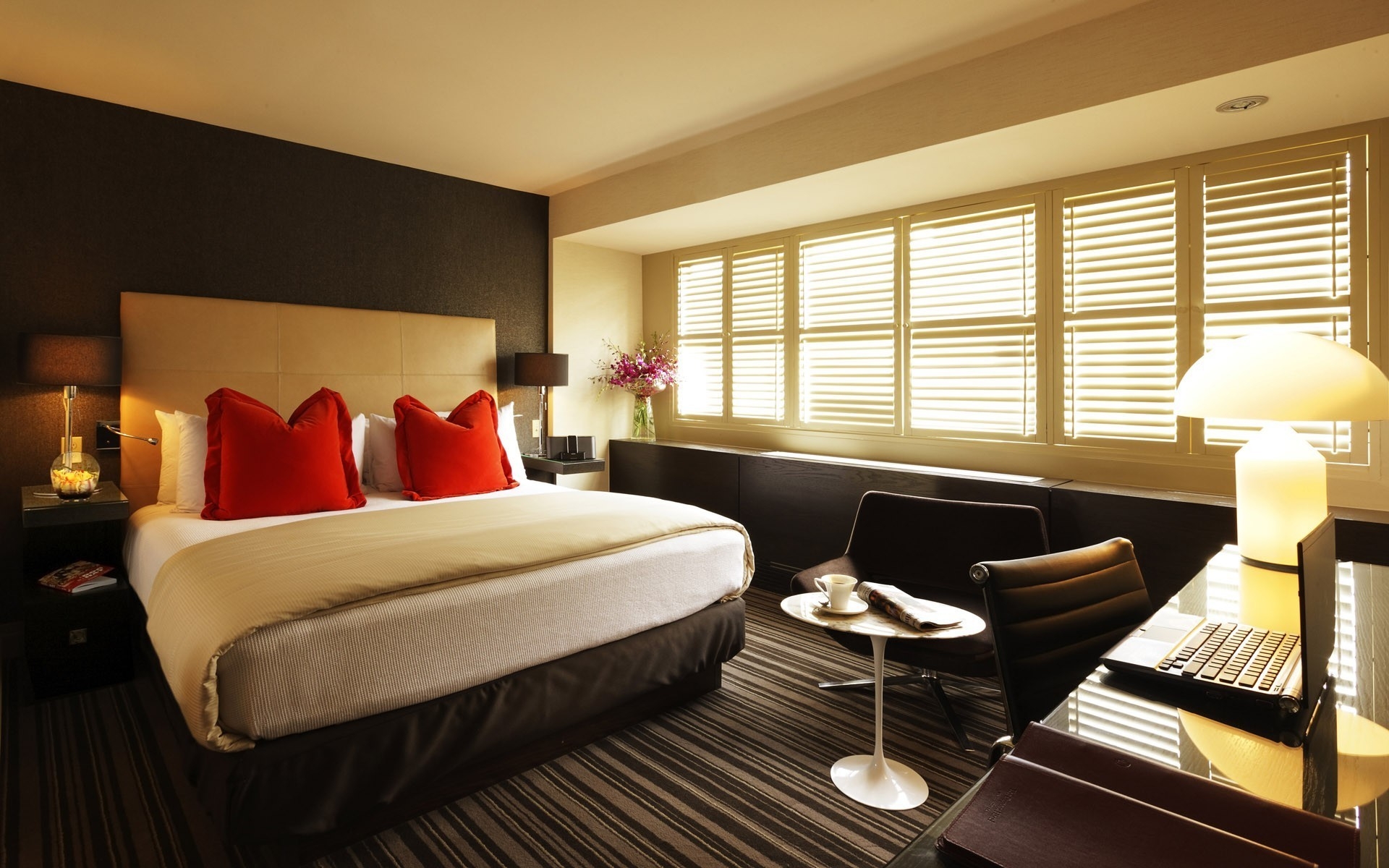 Romantic Bedroom Ideas Master Bedroom Decorating Ideas - Beautiful Modern Hotel Rooms , HD Wallpaper & Backgrounds