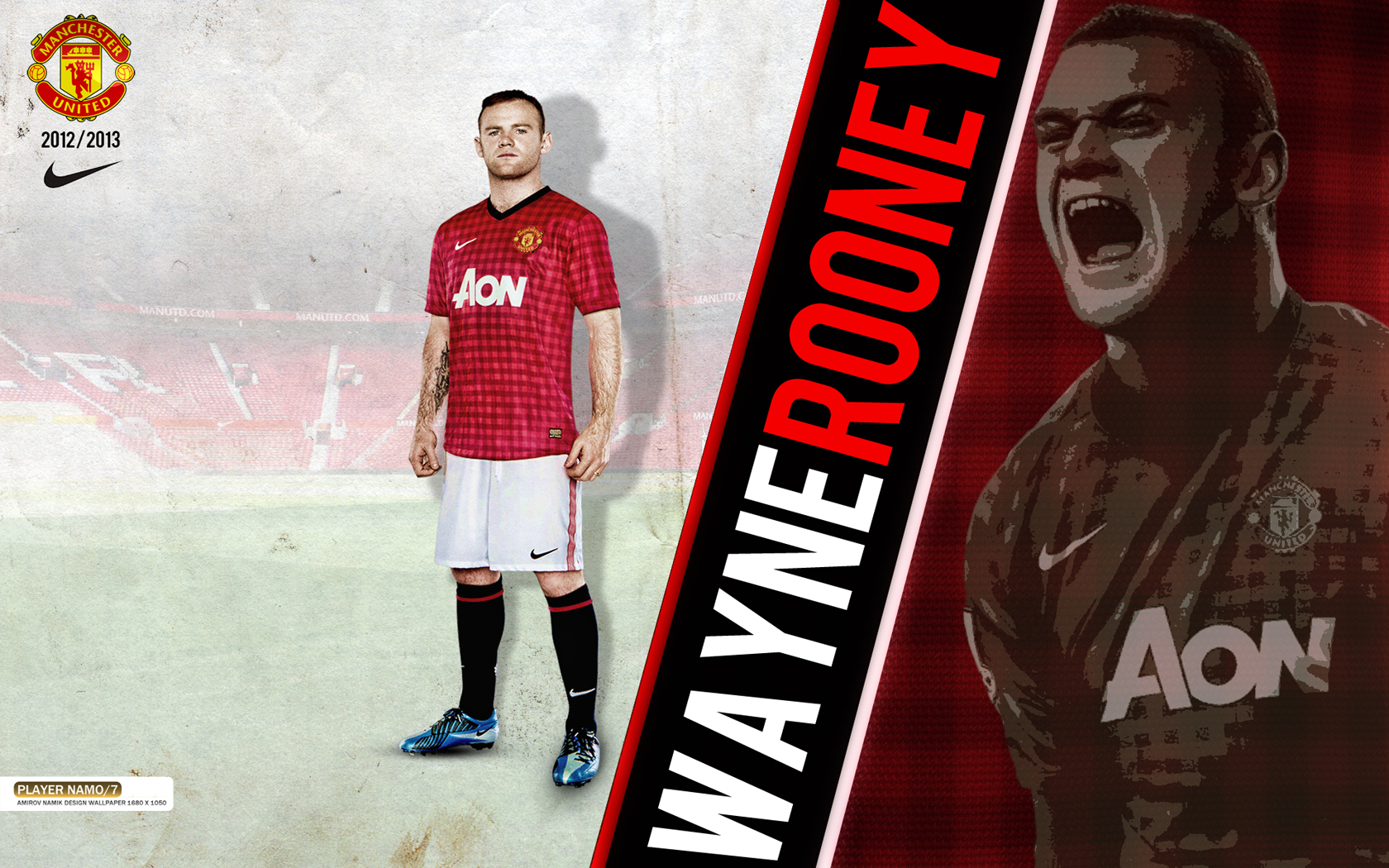 Wayne Rooney Manchester United Wallpaper 2013 Hd , HD Wallpaper & Backgrounds