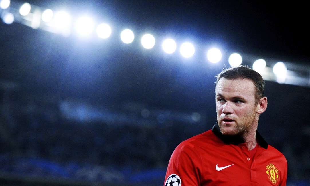 Wayne Rooney Manchester United Footballer - Hd Wallpaper With Football Players , HD Wallpaper & Backgrounds