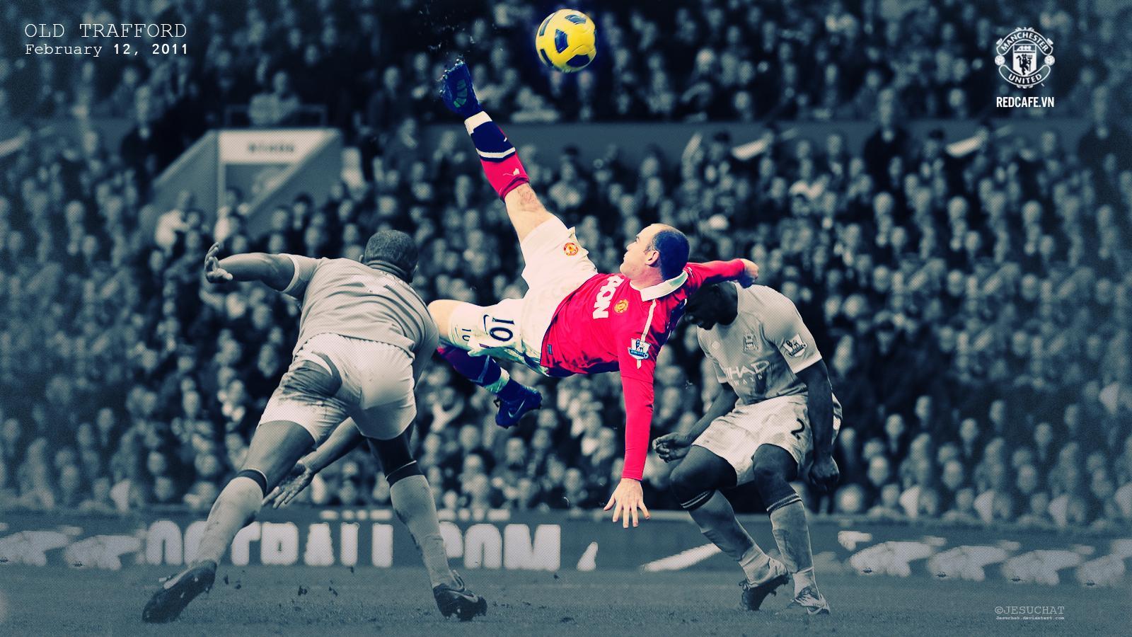 Wayne Rooney V Manchester City - Rooney Manchester Derby Goal , HD Wallpaper & Backgrounds