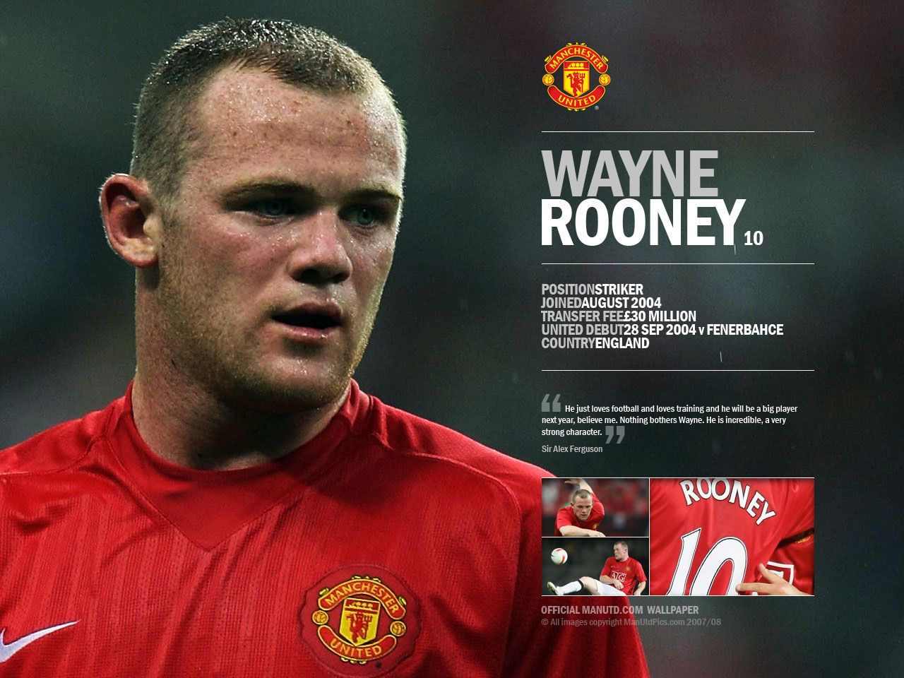 Manchester United Wayne Rooney Wallpaper - Manchester United Player 10 , HD Wallpaper & Backgrounds