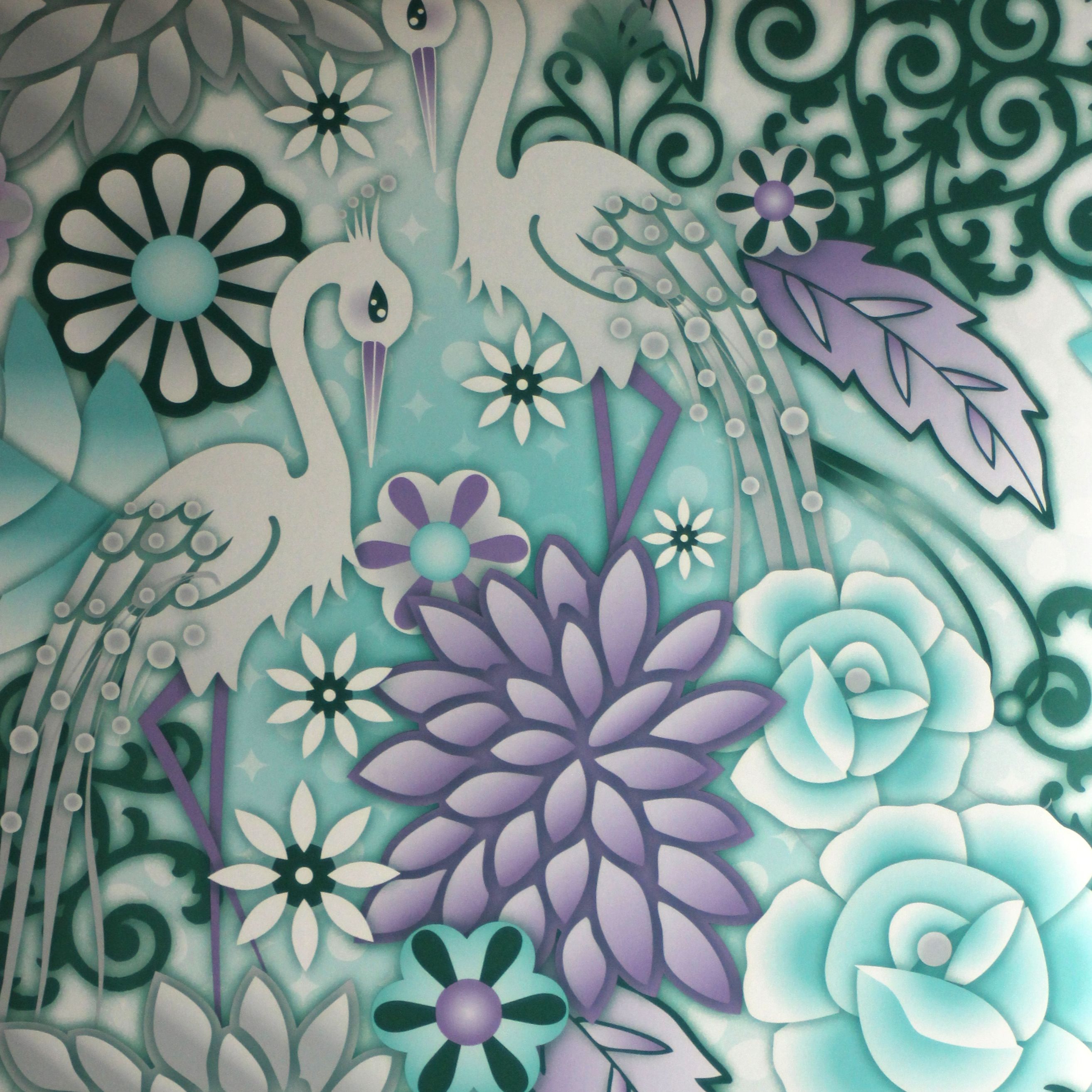 Floral Vibrant Vintage Wallpaper Uk , HD Wallpaper & Backgrounds