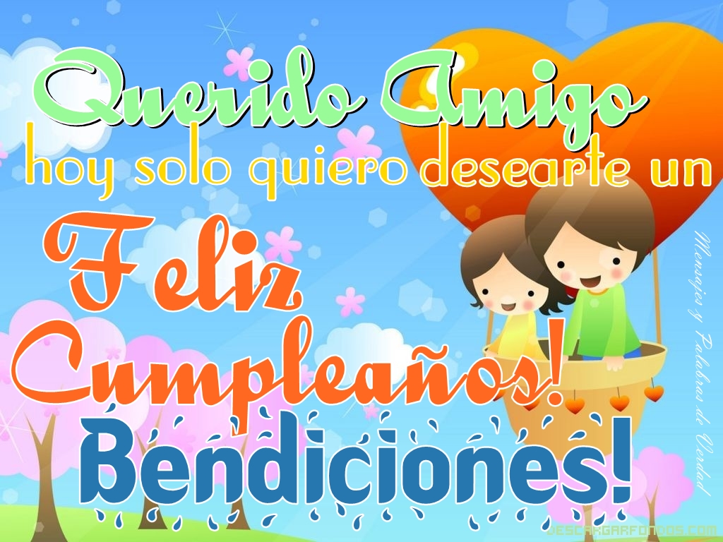 Tarjetas De Cumpleaños Para Felicitar A Un Amigo - خلفيات للاطفال , HD Wallpaper & Backgrounds