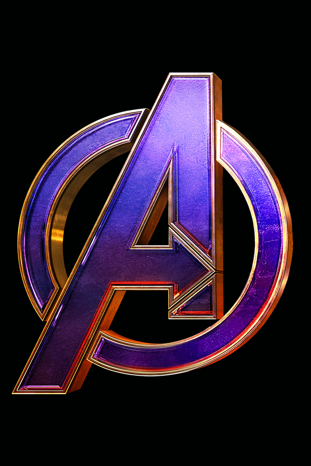 Avengers Endgame Logo 4k Iphone 4, Iphone 4s Hd 4k - Marvel Avengers Endgame Logo , HD Wallpaper & Backgrounds