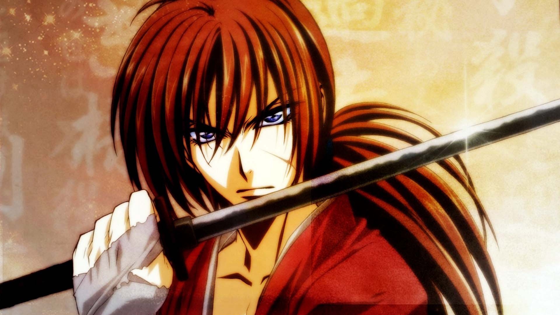 Wallpaper Kenshin Himura, Rurouni Kenshin, Art - Kensin Samurai X , HD Wallpaper & Backgrounds