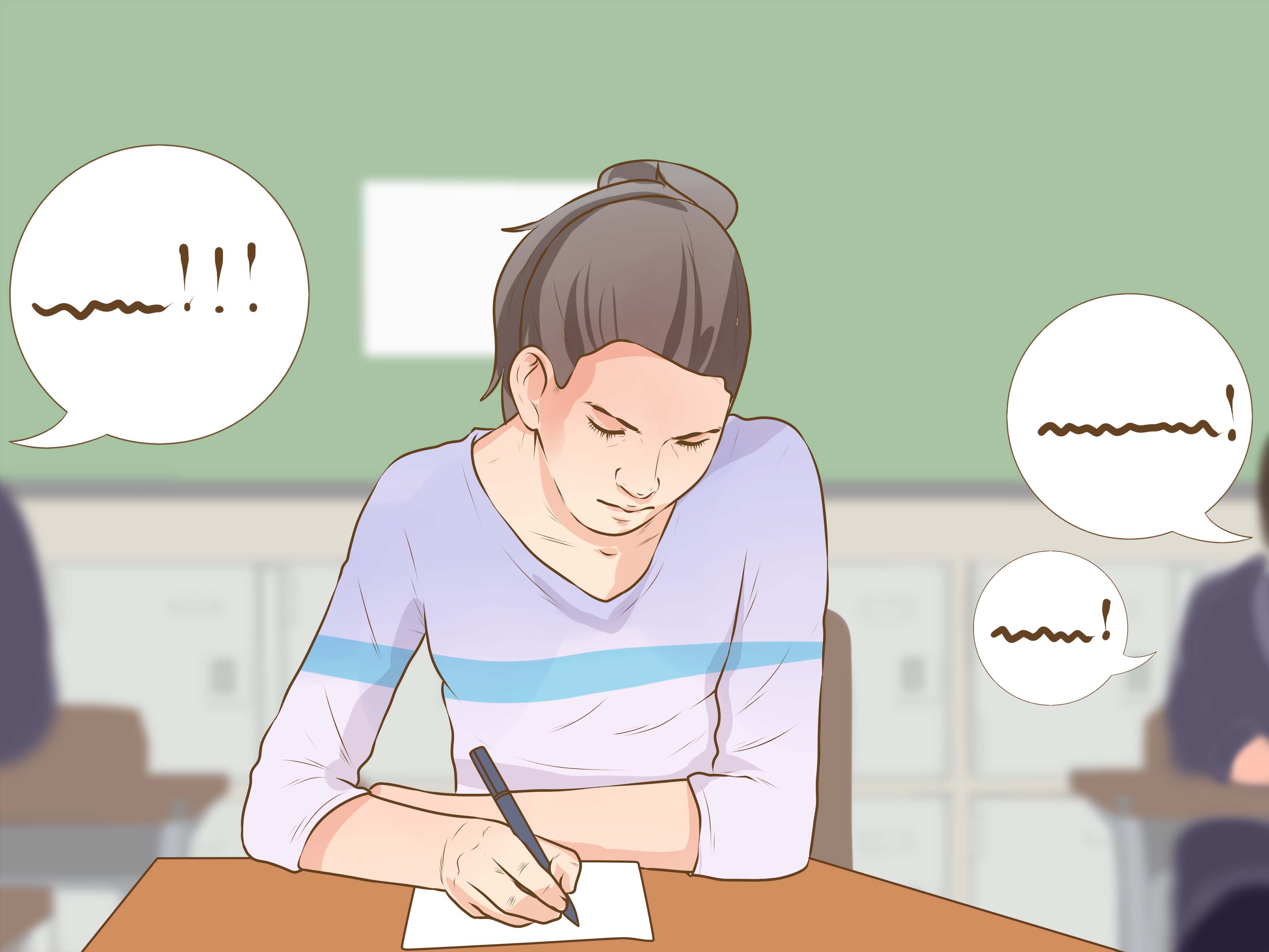 How To Ignore Annoying Classmates - Cartoon , HD Wallpaper & Backgrounds