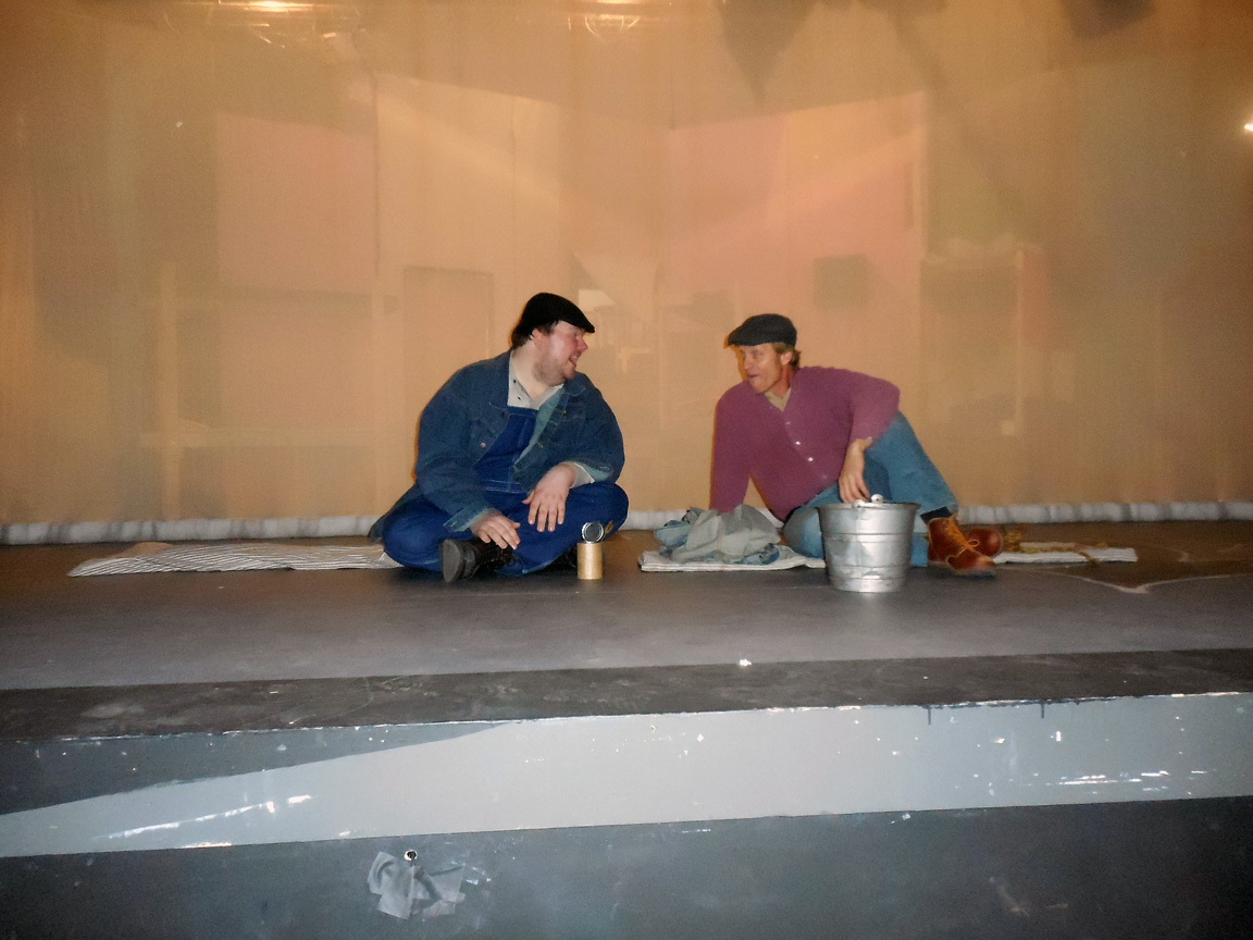 Rick Clemmons And Dave Krostal (right) Rehearse The - Table , HD Wallpaper & Backgrounds