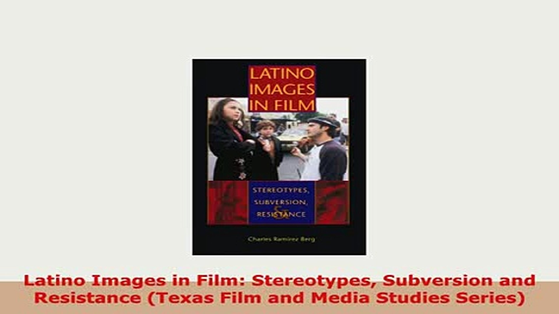 Pdf Latino Images In Film Stereotypes Subversion And - Banner , HD Wallpaper & Backgrounds