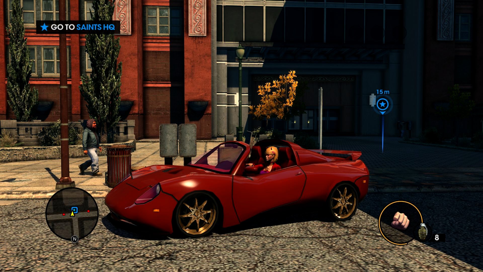 Driving Around In My Little Red Car - Saints Row The Third Car , HD Wallpaper & Backgrounds