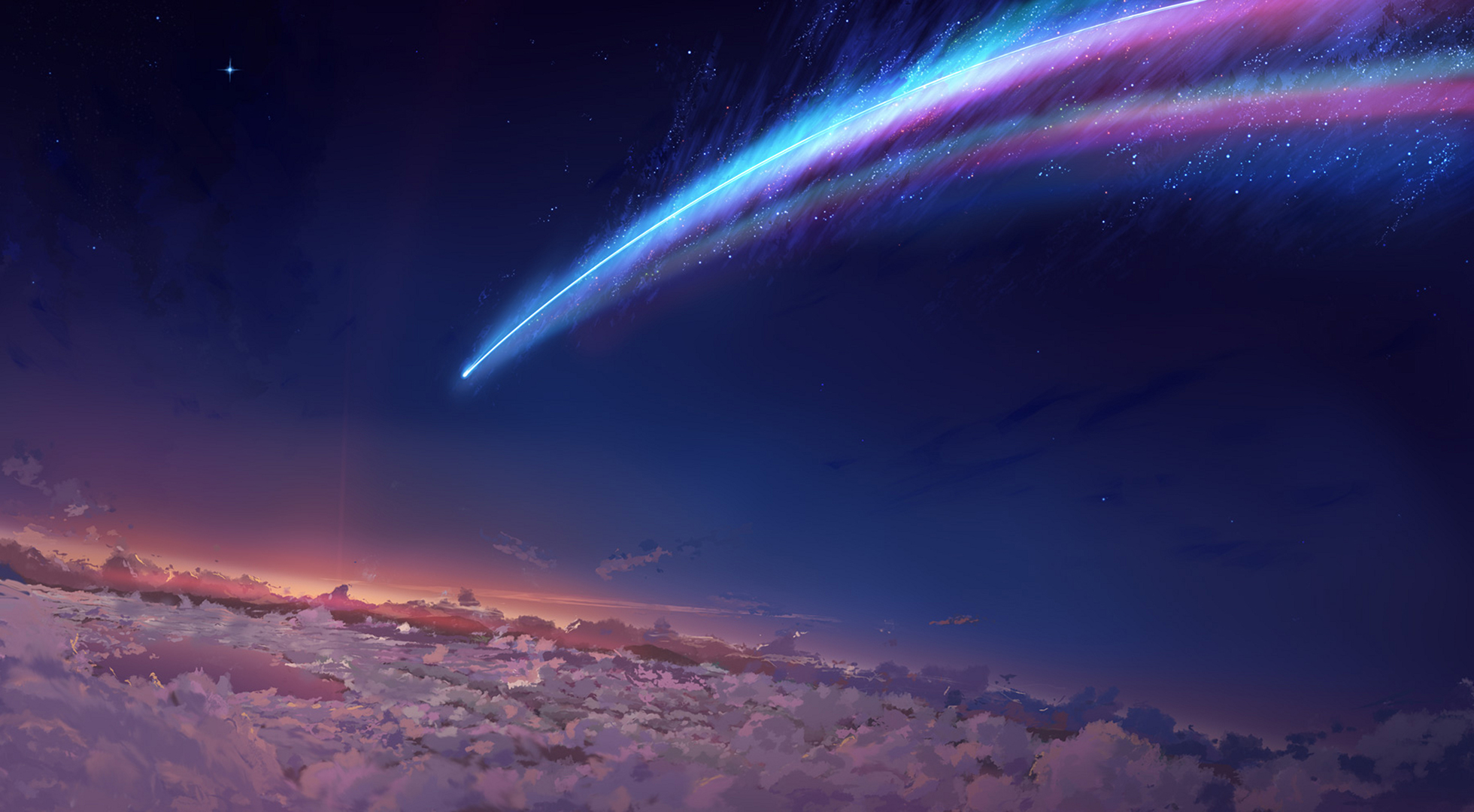 Hd Wallpaper - Kimi No Na Wa Comet , HD Wallpaper & Backgrounds